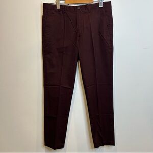 Club Monaco Connor Chino Modern Slim Fit Red Rouge Men’s Pants